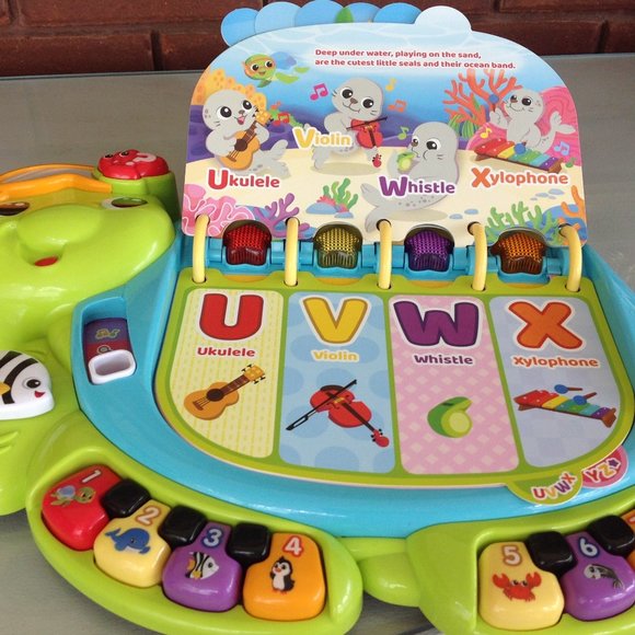 VTech Touch and Teach Sea Turtle Interactive Learning Book - Picture 10 of 12